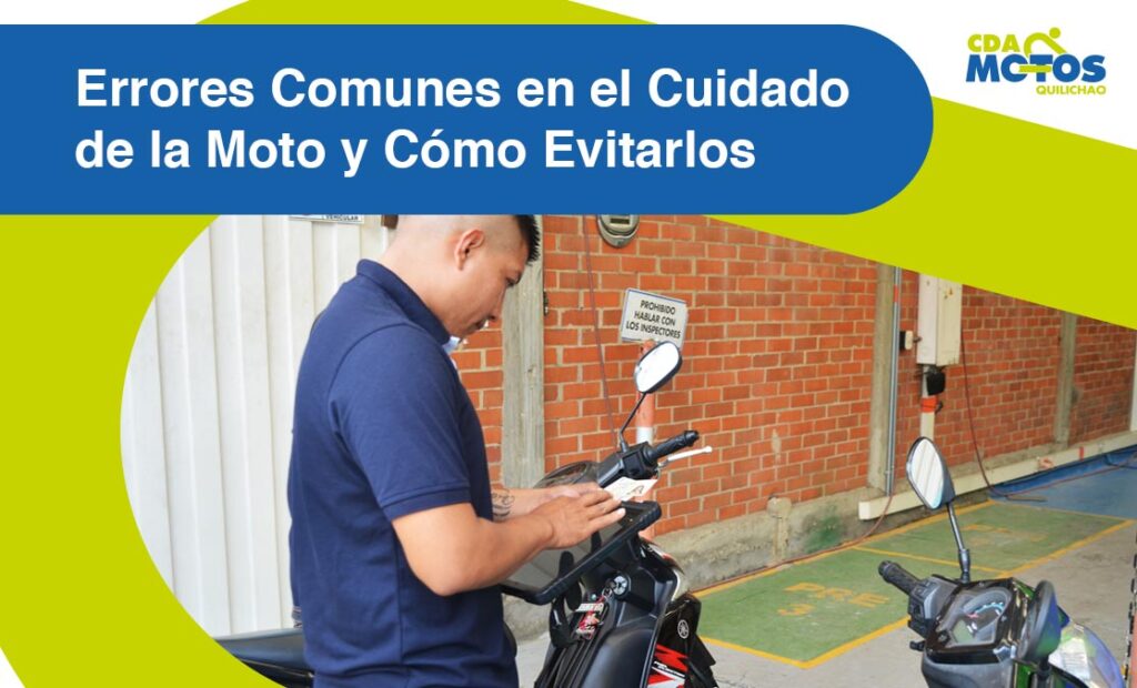 errores comunes en el cuidado de tu moto